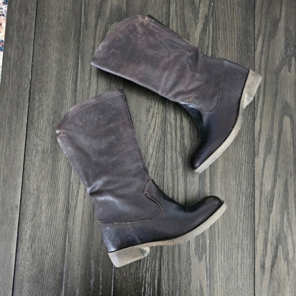 Fly London Tall Leather Boots - Picture 1 of 7